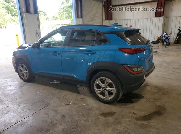 KM8K6CAB8PU001629 2023 HYUNDAI KONA Blue Հետևի ձախ