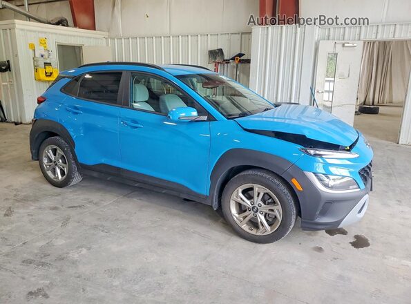 KM8K6CAB8PU001629 2023 HYUNDAI KONA Blue Առջևի աջ