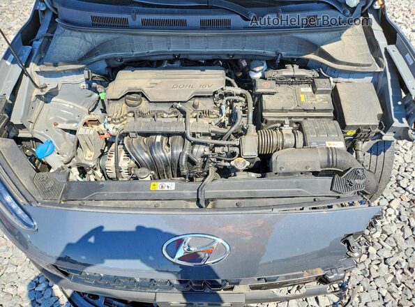 KM8K6CAB8PU040799 2023 HYUNDAI KONA Gray Widok wnętrza z tyłu
