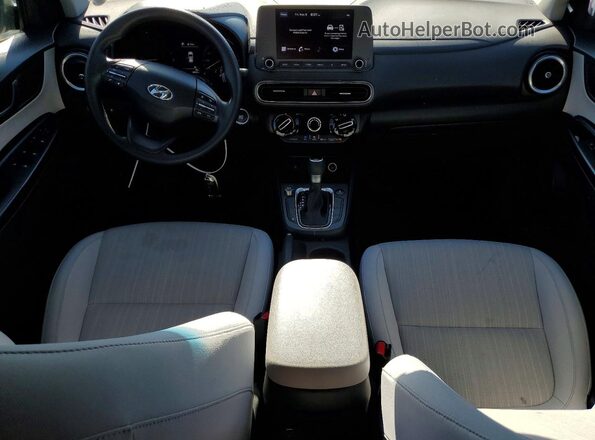 KM8K6CAB8PU995280 2023 HYUNDAI KONA Черный Вид панели приборов