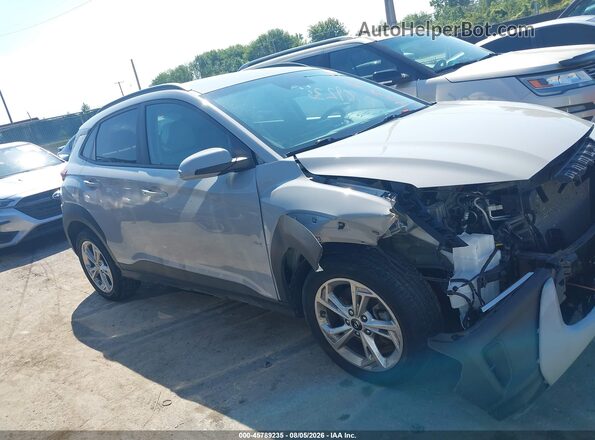 KM8K6CAB9PU019556 2023 HYUNDAI KONA Серый Вид задней части салона
