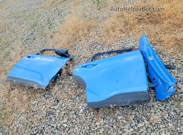 KM8K6CABXNU884341 2022 HYUNDAI KONA Синий Вид подкапотного пространства