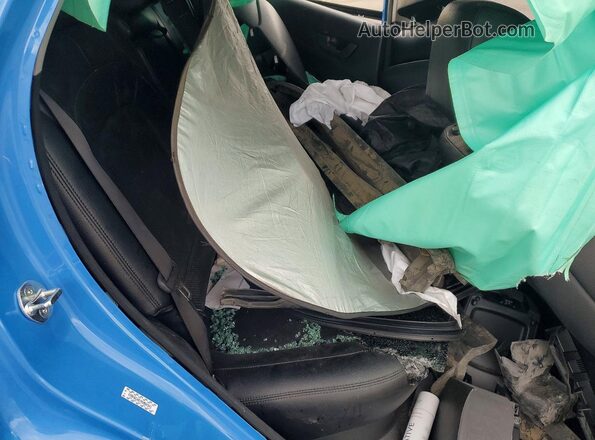 KM8K6CABXNU884341 2022 HYUNDAI KONA Синий Вид задних сидений