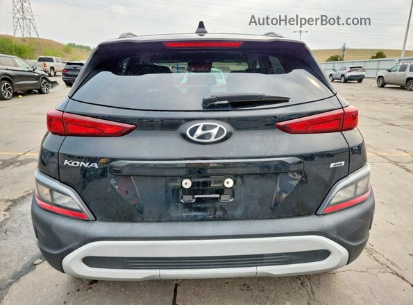 KM8K6CABXPU041064 2023 HYUNDAI KONA Black უკანა ხედი