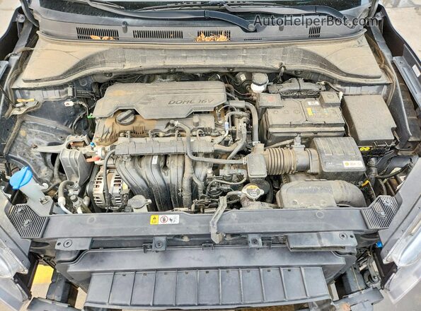 KM8K6CABXPU041064 2023 HYUNDAI KONA Black ძრავის განყოფილების ხედი
