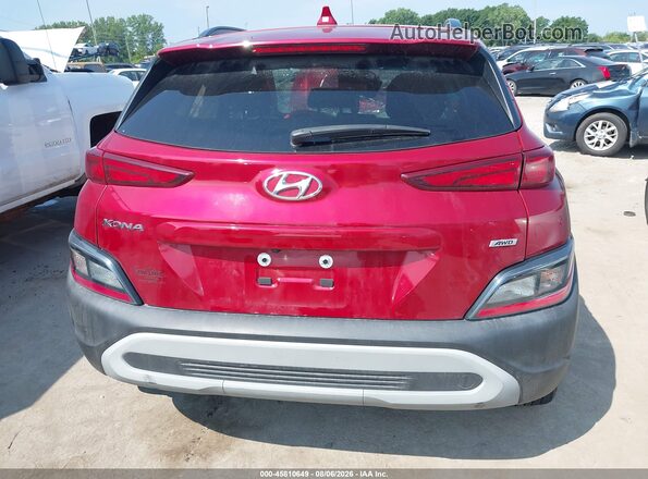 KM8K6CABXPU060052 2023 HYUNDAI KONA Red 