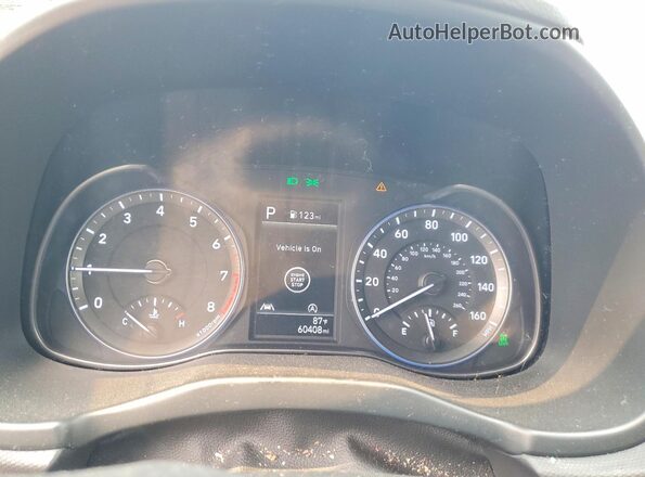 KM8K6CABXPU941155 2023 HYUNDAI KONA Gray Вид щитка приладів