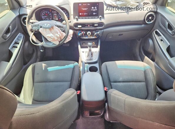 KM8K6CABXPU995748 2023 HYUNDAI KONA Gray Widok deski rozdzielczej