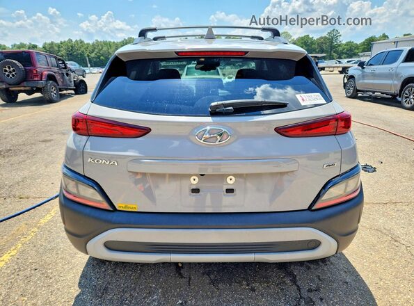 KM8K6CABXPU995748 2023 HYUNDAI KONA Gray Widok z tyłu