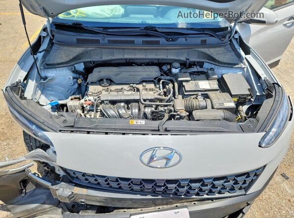 KM8K6CABXPU995748 2023 HYUNDAI KONA Gray Widok komory silnika