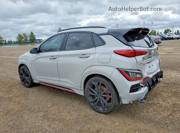 KM8KH3AC0NU003830 2022 HYUNDAI KONA Серый Задняя левая четверть