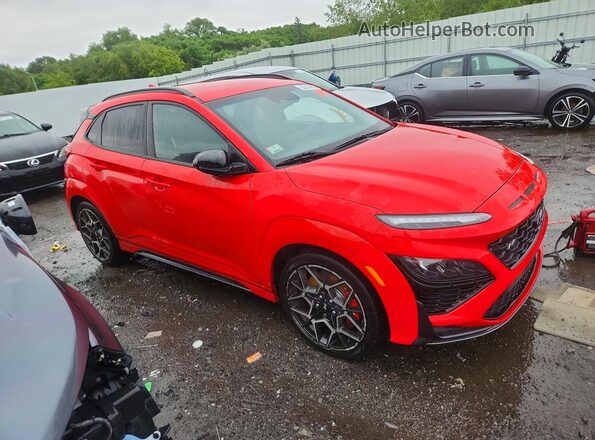 KM8KH3AC4PU007592 2023 HYUNDAI KONA Red Przód prawy