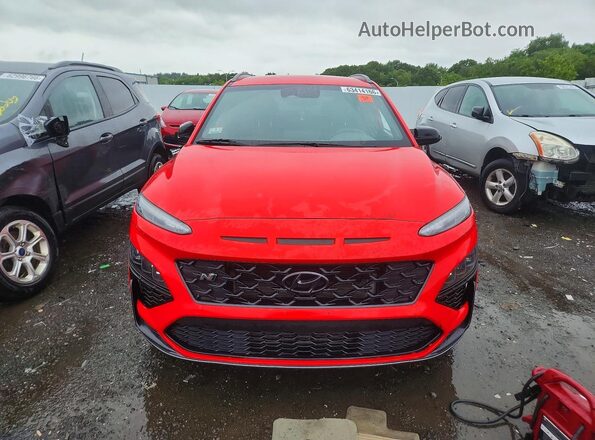 KM8KH3AC4PU007592 2023 HYUNDAI KONA Red Widok z przodu