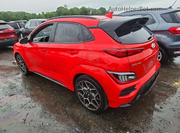 KM8KH3AC4PU007592 2023 HYUNDAI KONA Red Tył lewy