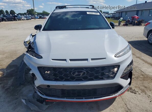 KM8KH3AC9NU001414 2022 HYUNDAI KONA White Դիմացի տեսք