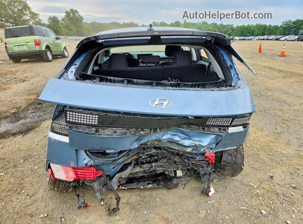 KM8KM4AE7NU053952 2022 HYUNDAI IONIQ Blue Հետևի տեսք