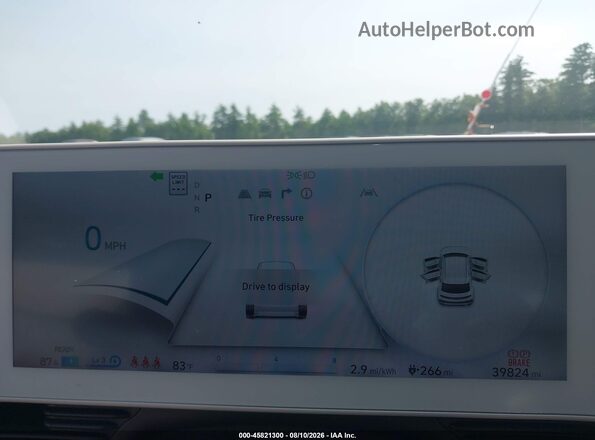 KM8KM4AE7PU137210 2023 HYUNDAI IONIQ 5 White უკანა სავარძლების ხედი