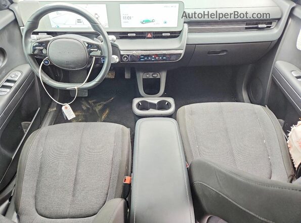 KM8KMDAF4PU217704 2023 HYUNDAI IONIQ Blue Dashboard view