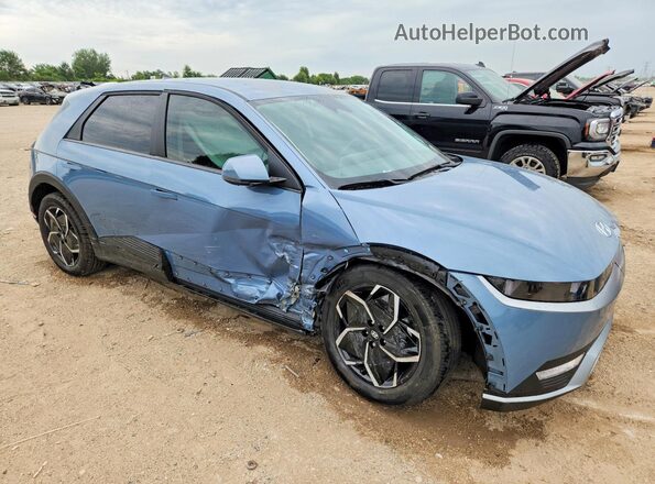 KM8KMDAF4PU217704 2023 HYUNDAI IONIQ Blue Front right