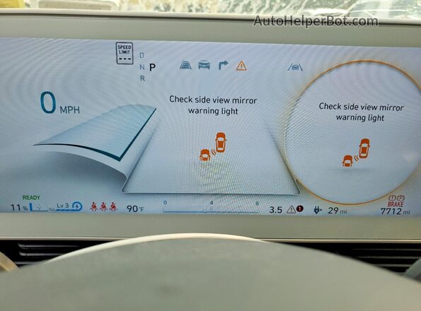 KM8KMDDF9RU317831 2024 HYUNDAI IONIQ White Vista del cuadro de instrumentos