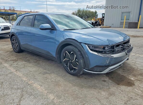 KM8KN4AE9NU068482 2022 HYUNDAI IONIQ Синий Передняя правая четверть