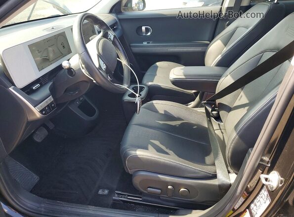 KM8KNDAF2NU102822 2022 HYUNDAI IONIQ Black Widok wnętrza z przodu