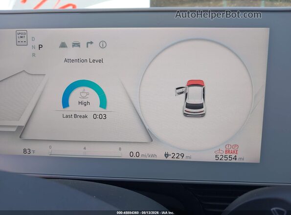 KM8KNDAF3PU167715 2023 HYUNDAI IONIQ 5 Blue უკანა სავარძლების ხედი