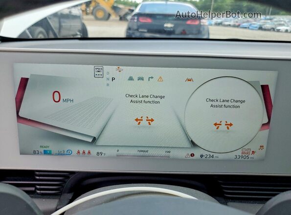 KM8KNDAF4PU208160 2023 HYUNDAI IONIQ Белый Вид щитка приборов