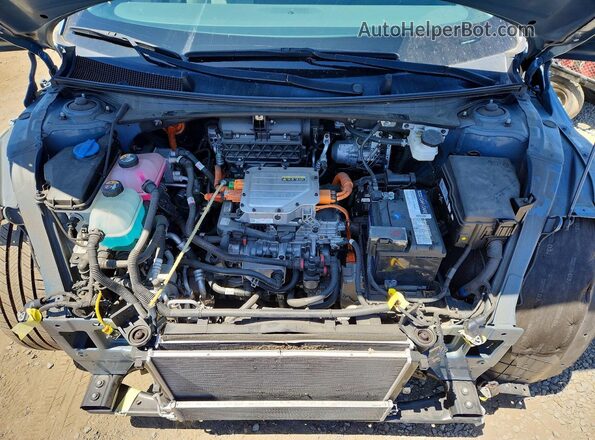 KM8KNDAF5NU048092 2022 HYUNDAI IONIQ Blue Widok komory silnika