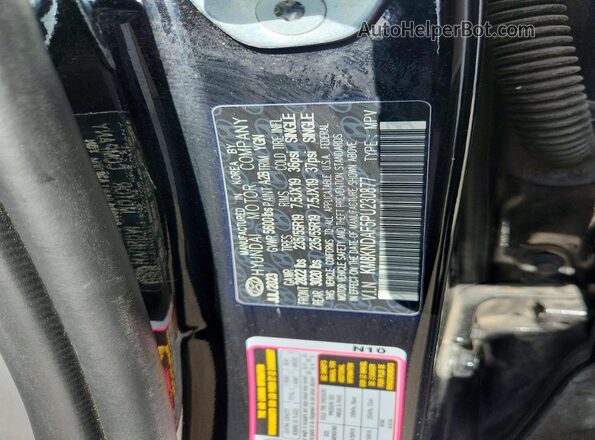 KM8KNDAF5PU230877 2023 HYUNDAI IONIQ Black Вид наклейки з VIN-кодом