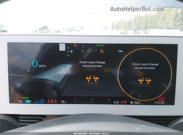 KM8KNDAF6PU229558 2023 HYUNDAI IONIQ 5 Gray უკანა სავარძლების ხედი