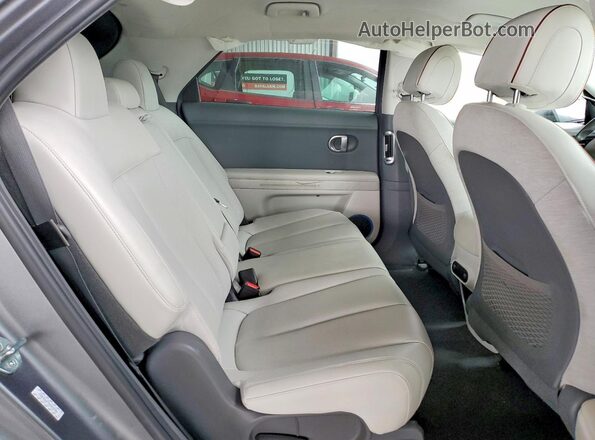 KM8KNDAF7NU096984 2022 HYUNDAI IONIQ Gray Widok wnętrza z tyłu
