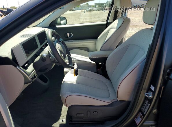 KM8KNDAF7PU176806 2023 HYUNDAI IONIQ Gray Widok wnętrza z przodu