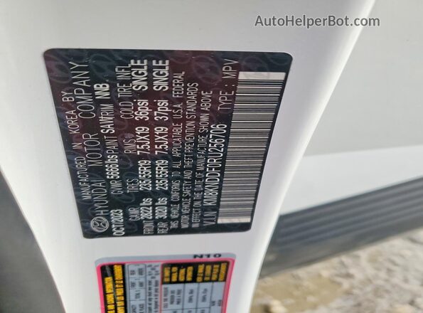 KM8KNDDF0RU256706 2024 HYUNDAI IONIQ White 360 interior view
