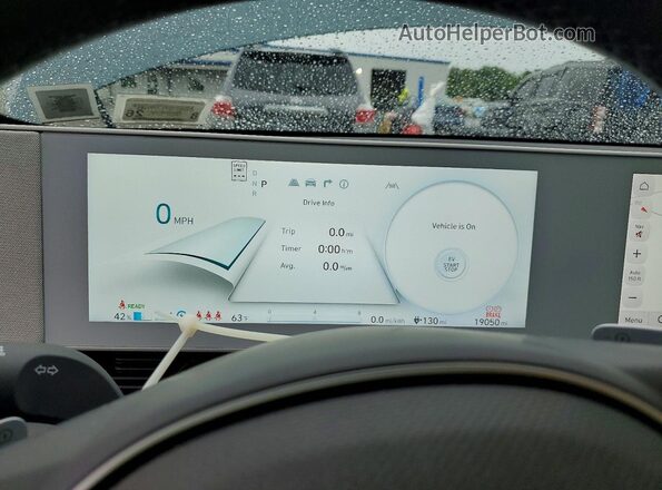 KM8KNDDF5RU299549 2024 HYUNDAI IONIQ Blue Vista del cuadro de instrumentos