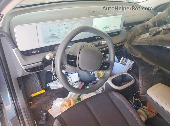 KM8KNDDF6RU266463 2024 HYUNDAI IONIQ Синий Вид панели приборов