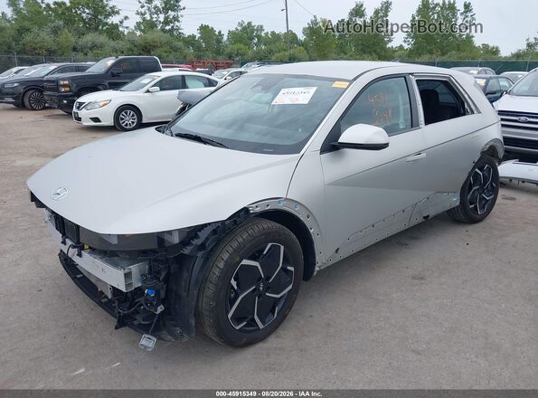 KM8KNDDF7RU286978 2024 HYUNDAI IONIQ 5 Gray წინა მარცხენა ხედი სამი მეოთხედიდან