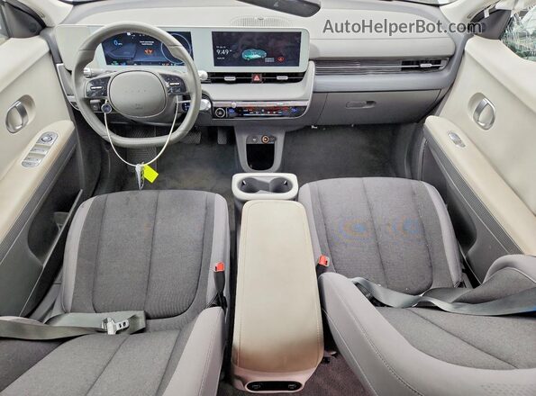 KM8KNDDFXRU273979 2024 HYUNDAI IONIQ White Առջևի վահանակի տեսք