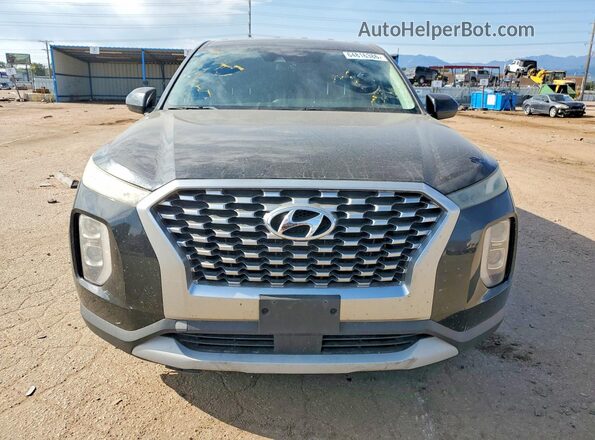 KM8R14HE1LU111998 2020 HYUNDAI PALISADE Black Front view