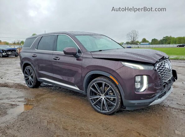 KM8R1DHE1LU044982 2020 HYUNDAI PALISADE Burgundy წინა მარჯვენა