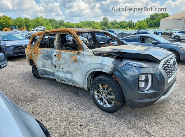 KM8R1DHE3LU043946 2020 HYUNDAI PALISADE Gray Delantero derecho