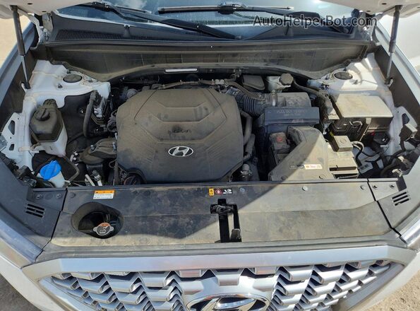 KM8R1DHE9MU202986 2021 HYUNDAI PALISADE White Vista interior trasera