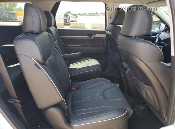 KM8R24GE1PU554544 2023 HYUNDAI PALISADE Белый Вид задней части салона