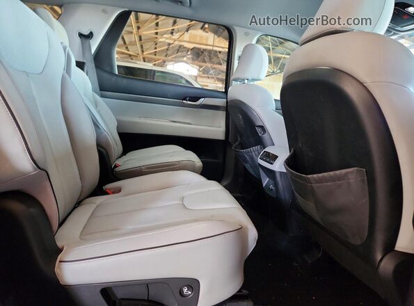 KM8R24GE7PU570537 2023 HYUNDAI PALISADE Серый Вид задней части салона