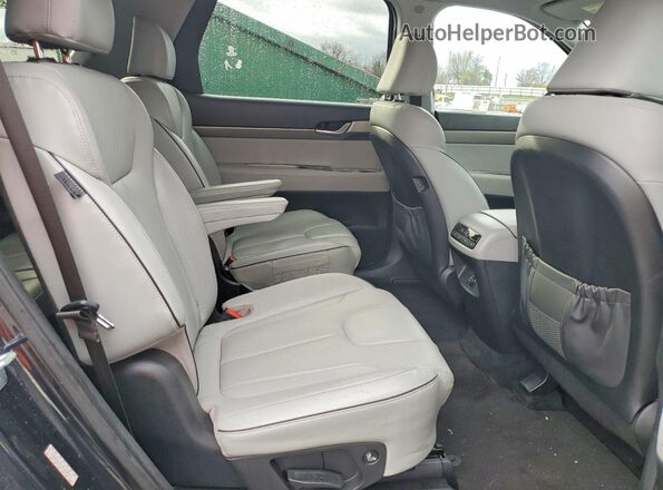 KM8R24GEXRU792041 2024 HYUNDAI PALISADE Black Вид задньої частини салону