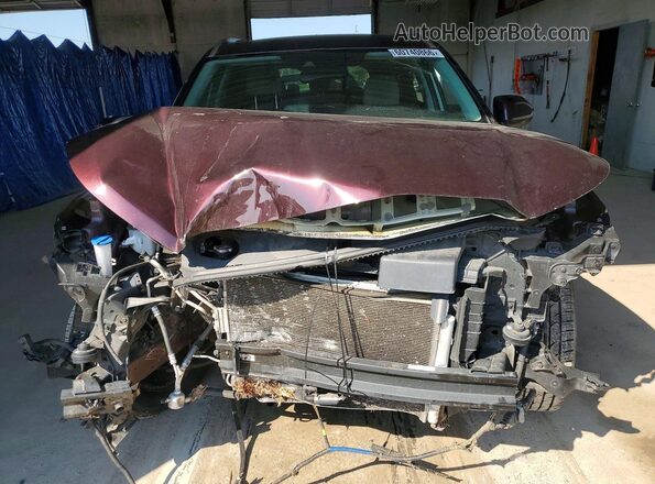 KM8R24HE1MU226972 2021 HYUNDAI PALISADE Maroon Front view