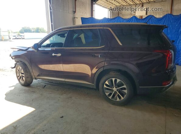 KM8R24HE1MU226972 2021 HYUNDAI PALISADE Maroon Rear left