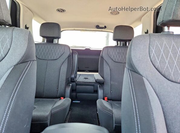 KM8R24HE2MU259835 2021 HYUNDAI PALISADE Black Вид задніх сидінь