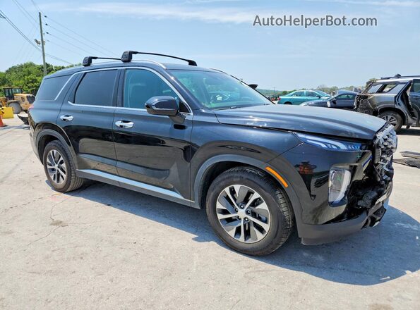 KM8R24HE2MU259835 2021 HYUNDAI PALISADE Black Передня права чверть