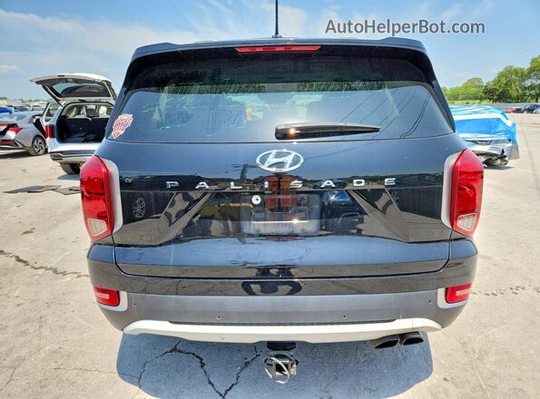 KM8R24HE2MU259835 2021 HYUNDAI PALISADE Black Вид ззаду